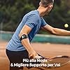 FREETOO Tutore Epicondilite Gomito per Tennista, Comodo Tutore Gomito con Gomitiera Rimovibili per Alleviare la Tendinite e Artrite, Fascia Gomito Palestra Regolabile per Uomo e Donne, Nero