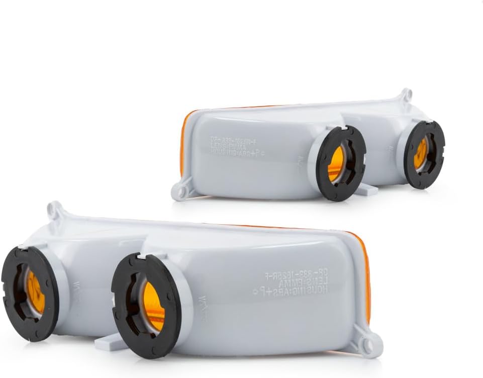 CarLights360 For 1997-2001 Jeep Cherokee Pair Park/Signal Lights Driver and Passenger Side Unitpark/signal combination CH2520127 CH2521127-replaces 55055143 55055142