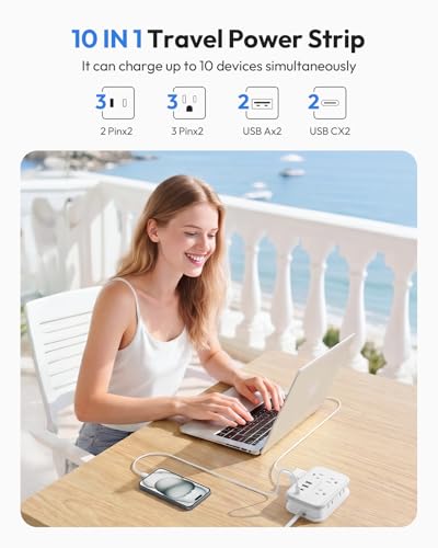 10 in 1 Travel Power Strip DROPS TO - image 2
