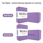 Muka 4 Pack Yoga Blocks 4x6x9 Inch, High Density EVA Foam Yoga Brick for Meditation, Pilates - Image 2