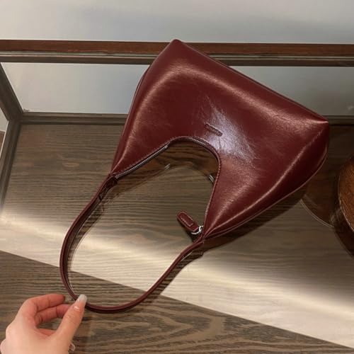 Women’s Spacious Simple Tote Bag PU Leather Hobo Purse with Top Handle Chic Designer Crossbody Bag for Fall Winter3