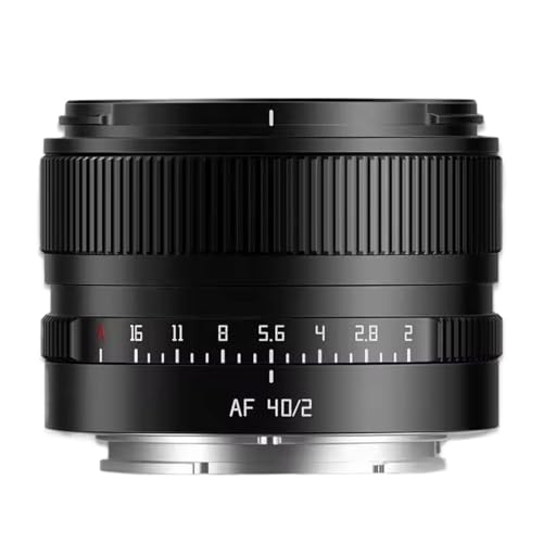 �݊���������Sony E FE Nikon ZL �}�E���g A7CII A7R/M Z6 Z6III ZFC Z7 Z9 40mm F2 �t���t���[�� �I�[�g�t�H�[�J�X����a�����Y�ɑΉ�(Black,Nikon Z)
