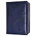 Kandouren RFID Blocking Passport Holder Cover Case,travel luggage passport wallet made with Blue Map Crazy Horse PU Leather for Men & Women