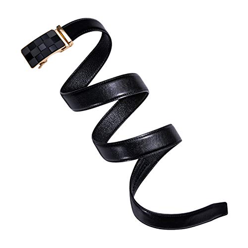 Image of Dubulle Men's Ratchet Belt Gold /Black /Red /Green /Blue /White Automatic Buckle Business Casual Belt Gift - Adjustable Fit