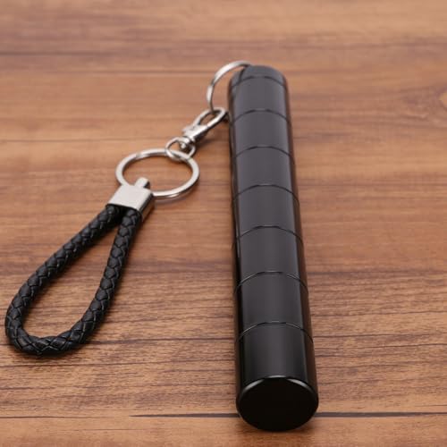 Tubo de almacenamiento de metal impermeable estuche portátil de 7 compartimentos con cordón 7