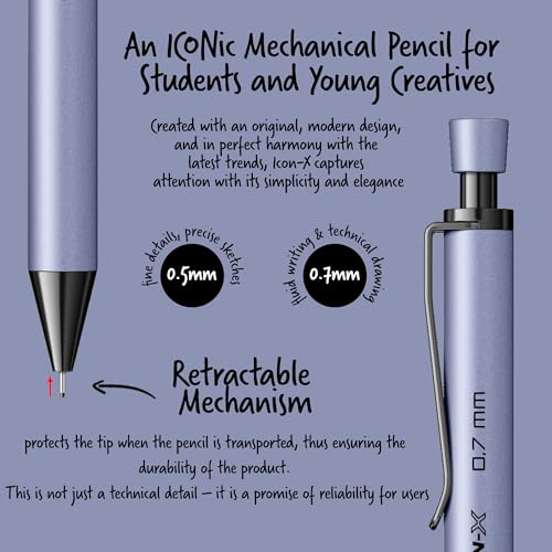 Image of Scrikss 0.7mm Mechanical Pencil | Lilac | Icon-x