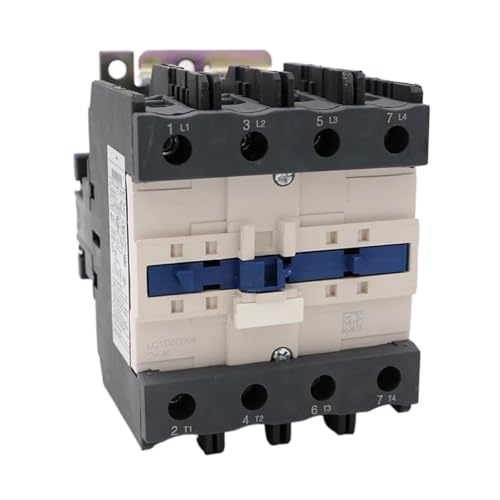 Contacteur haute longévité LC1D80004M7 4P 4NO bobine 220V AC 125A