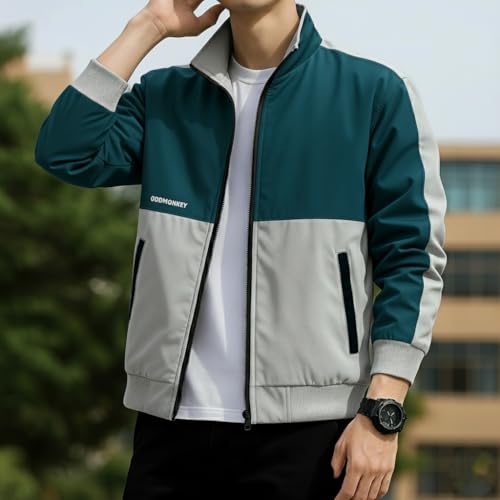 Image of ODDMONKEY men jackets || bomber jacket for men || Lightweight Outwear Sportswear Bomber Jacket (JACKET-05)
