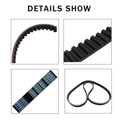 Image of Rear Drive Belt 128T 1-1 /8 inch Aramid Belt 71.26 inch L x 1.18 inch W Compatible with Sportster 883 1200 Hugger XL XLH 1200C 883C 1200S 1991-2003, Replace 40022-91 58-420 1204-0042