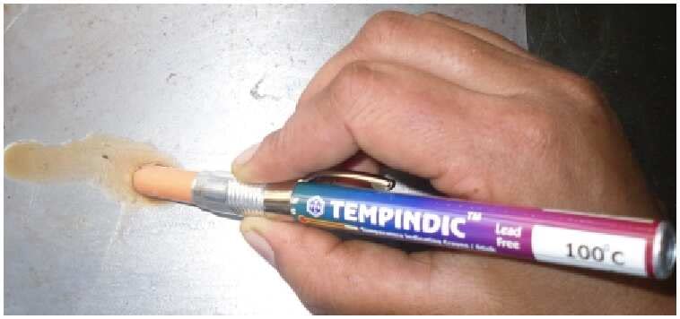 TEMPINDIC Temperature Indicating Sticks | Crayons | Chalks (VPLC0190 | 190C | 374F) (Pack of 10) 1
