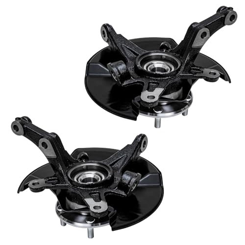 Image of Detroit Axle - Front Steering Knuckles Hubs Struts Rear Shocks Sway Bar Links Replacement for 2006-2011 Honda Civic - 10pc Set