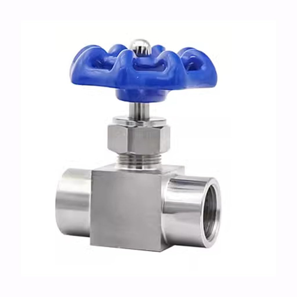 CKSEKD 1 Uds Válvula De Aguja, Rosca Hembra De Acero Inoxidable SS 304, 1/2"