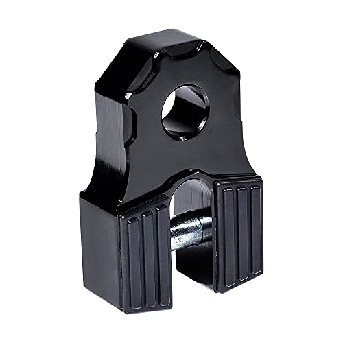 Astra Depot Flat Winch Shackle Mount 30,000 Lbs For Towing Truck Trailer Heavy-Duty Rescue Car Steel Cable Synthetic Rope Shackle/Soft Shackle/D-Ring (Black) #TOP5