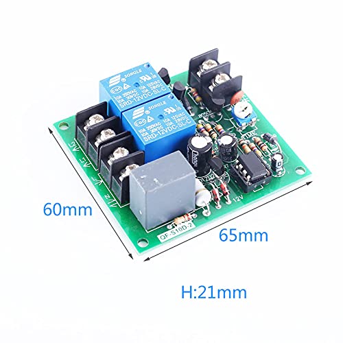Placa secuencial de encendido de potencia AC 220V 10A, 2 canales, módulo controlador secuencial ajustable hasta 10 segundos miniatura 3