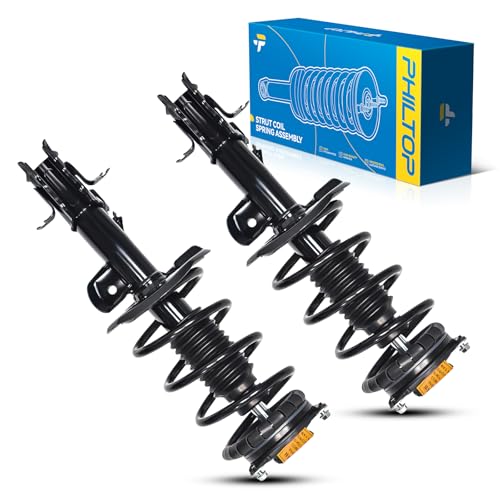 Image of PHILTOP Front Complete Struts Shock absorber fits Sentra 2014 2015 2016 2017 2018 2019 172947 172948 Struts with Coil Spring Assemblies Set of 2 SAA731