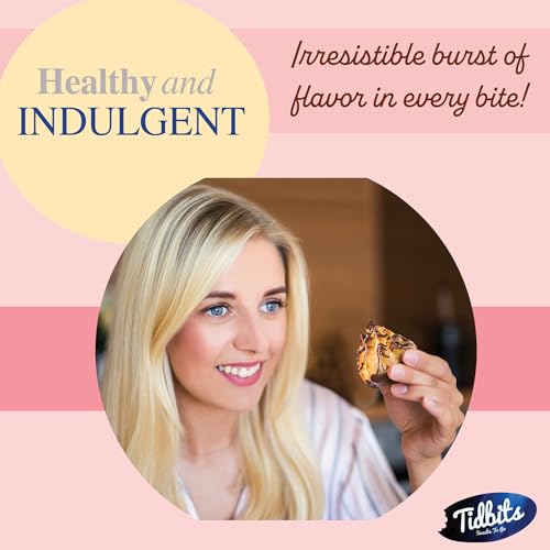 Tidbits Snacks To Go Chocolate Drizzle Macaroons – 5.25 oz. Family Size, Gourmet Gluten-Free Snack Treats, Delicious Vegan Dairy-Free Cookies