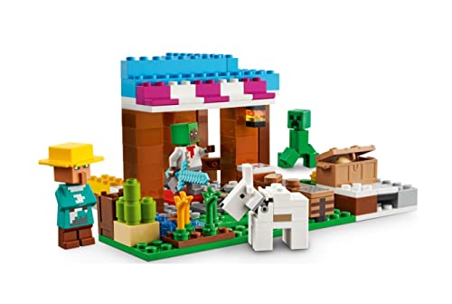 LEGO® Minecraft® The Bakery 21184 Building Kit; Fun Gaming Toy with a Villager and a Creeper™;for Kids Aged 8+ - Image 4