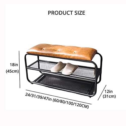 Banc de rangement à chaussures moderne pour éliminer le désordre de l'entrée