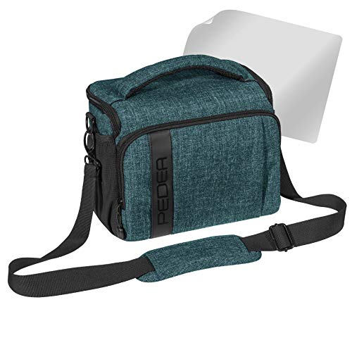 Sacoche photo PEDEA XL bleu pétrole, le compagnon de voyage pour votre Canon EOS M50