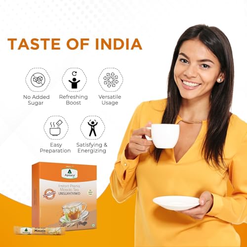 Té instantáneo masala sin azúcar 432 g 36 sachets miniatura 3