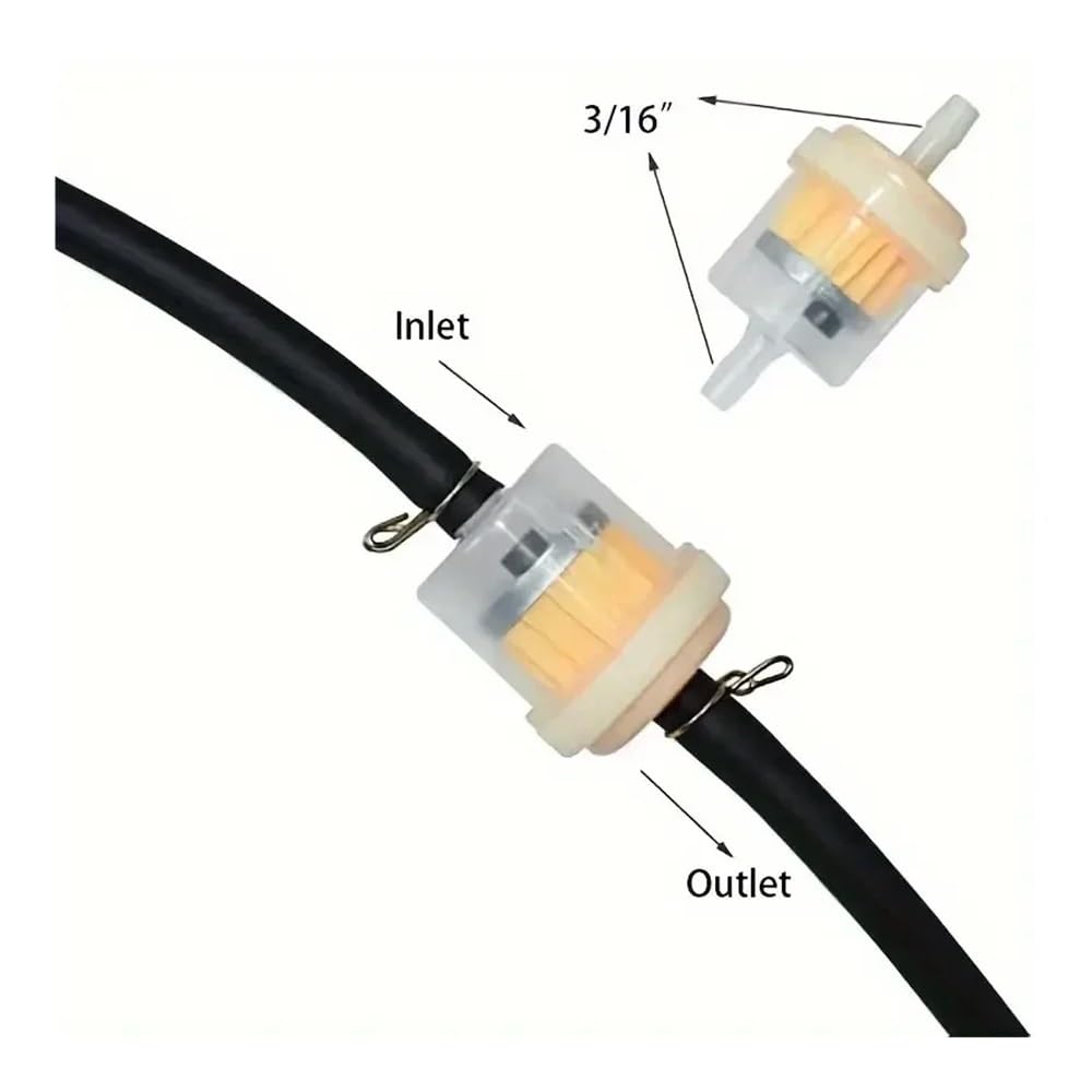 Filtri Dell'olio 100 Pezzi Filtro Olio Benzina Carburante Per Auto Pocket Bike Motociclo Ciclomotore Scooter Motocross Liquido Accessori
