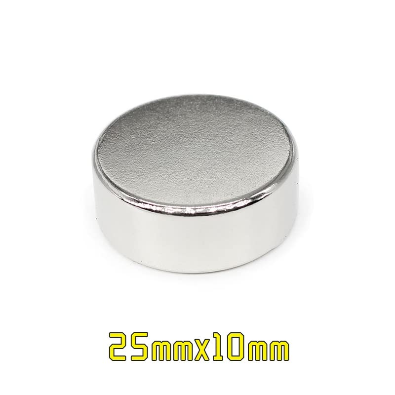 1/2/5/10PCS 25x10 mm Round Neodymium 25x10mm Thick Disc Magnetic 25 * 10 Magnets(5PCS)