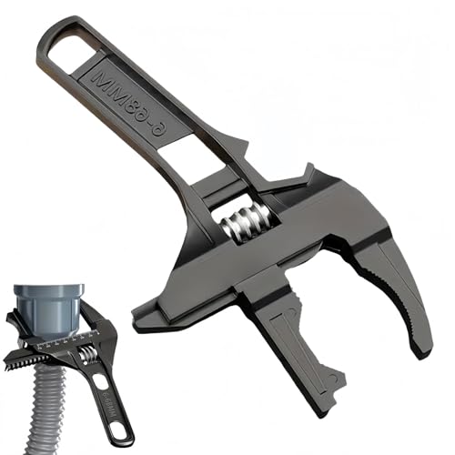Adjustable Wrench 6-68mm,Wide Jaw Opening Plumbing Spanner,Universal Repair Set,Wide Jaw Adjustable Spanner,2-In-1ultra-Thin Shifting Span/ner,Sink Tap Span/ner,Small Adjust/able Span/ner,Wrench Tool
