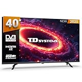 TD Systems - Televisor 40 Pulgadas Full HD no Smart TV, televisión TDT 2025, televisores con 3 años de garantía, 2X HDMI, USB Reproductor y Grabador - PRIME40K21F