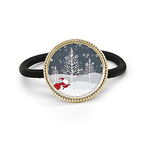 Diadema Mas Santa Claus copo de nieve adorno pelo navideño metálico