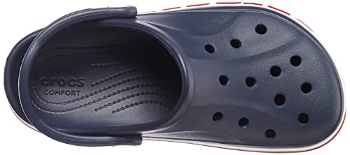 Image of Crocs Bayaband Navy /Pepper Clog-(205089-4CC)-5 UK Men / 6 UK Women (M6W8)