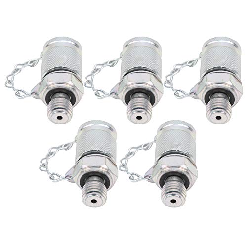 Hydraulic Testing Coupling Adapter, PTPPT Model Thread Test Connector with Temperature, Wide Application for Hydraulic Systems, Pressure Detection, Exhaust, and Oil (#1) (#2) (#3) (#4) (#5) (#6) (#7)