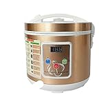 Función de memoria de apagado. Si la alimentación se interrumpe de repente durante la fermentación, vuelve a entrar automáticamente en el proceso de fermentación mientras se restablece la corriente.