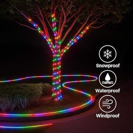 Image of Errol 2835 Strip Lights for Home Decoration | 120 led per Meter led Strip Light | Rope Lights for Ceiling | Color-Multi Decoration Lights for Diwali, Christmas, Home (35 Meter)