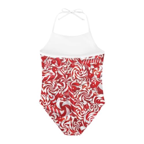 Image of Cute Christmas One-Piece Swimsuits Beach Swimwear Bathing Suit for 3-10 Years Girls