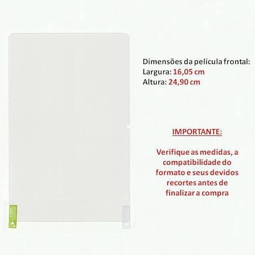 Película HPrime para Samsung Galaxy Tab S8 11 X700 X706 - PET Invisível