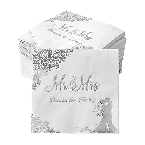 Servilletas de boda plateadas VENY TAYA Cover