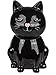Produktbild Bada Bing Spardose Katze Kätzchen Für Liebhaber Ca. 15,5 cm Schwarz Sparschwein Mit Schlüssel Zuckersüß Geschenk Trend 47 (Spardose Katze Schwarz)