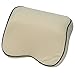 AERZETIX: Cojin reposacabezas para Coche con Espuma de Memoria 25/25/12cm Color Beige C19894