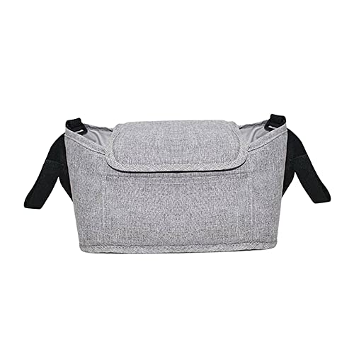 Organizador para Carrito de Bebé Bolsa Porta Vasos Accesorios para Bebé Compartimento de Juguetes Correa de Hombro Material Adecuado para Uso