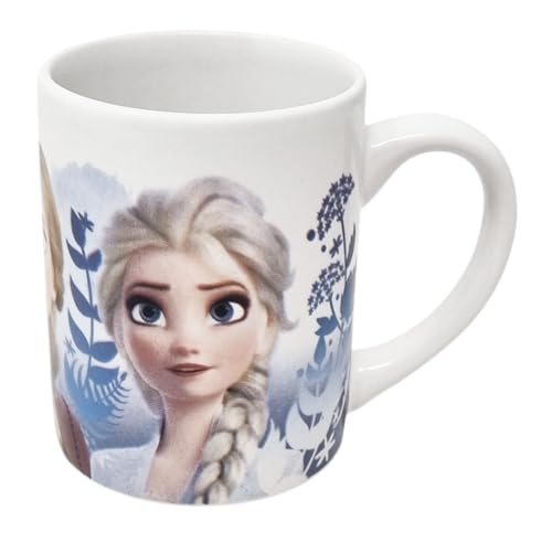 Disney Tasse Frozen 2 films Elsa Anna Mug en céramique pour petit déjeuner goûter 240 ml