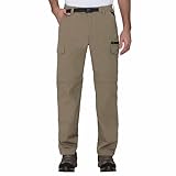 BC Clothing Cargo Pants for Men - Tactical Pants - Hiking Convertible Outdoor Pants Men (Tan, Mx30)