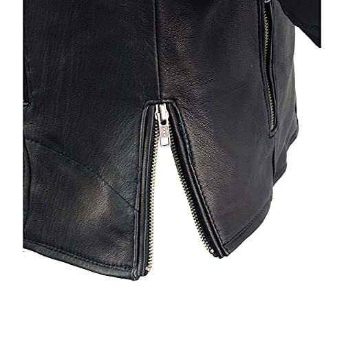 Image of Milwaukee Leather Women's Classic Premium Leather Motorcycle MC Style Riding Jacket