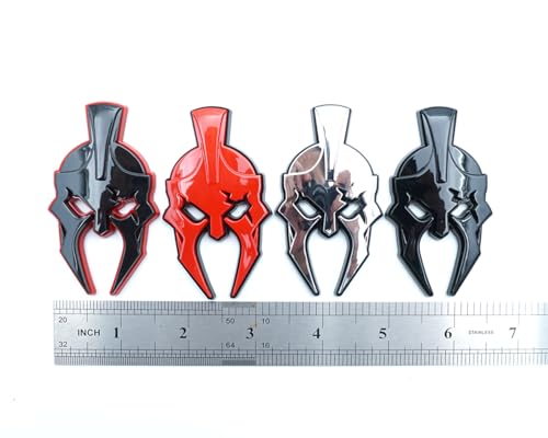 Image of 2Pcs Right Left Side Custom Gladiator Emblems 3D Badges Replacement for JL Jeep Gladiator (Red Black)