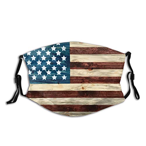 American-Flag Washable And Reusable Facial Decoration1 Pcs