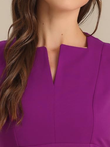 Image of Allegra K Women's Sheath Dress Pencil Work Sleeveless Professional Office Dresses