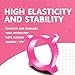 Tattoo Pen Holder, 6 Colors, Non-Slip Stabilizer Stand for Tattoo Machine/Wireless Tattoo Pen, Prevents Rolling and Falling, Reusable, Easy to Clean (Pink)
