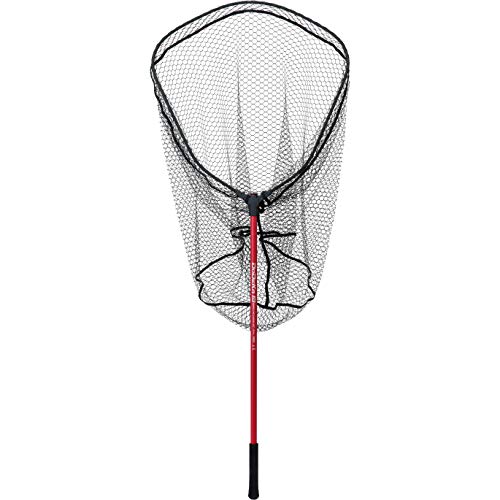 プロックス(PROX) どでかラバーコートランディングネット(1PC枠) 28型/柄レッド PX703428R 1枚目