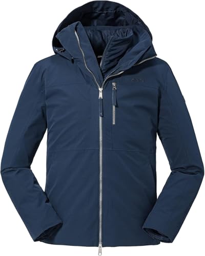 Schöffel Herren 3in1 Jacket Krakau M, wind- und wasserdichte Winterjacke...