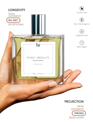 Image of EM5 Myself Absolute EDP Perfume for Men | Fresh Spicy Earthy Aromatic Fragrance | Strong and Long Lasting Eau De Parfum Spray | Luxury Gift for Him | 50ml