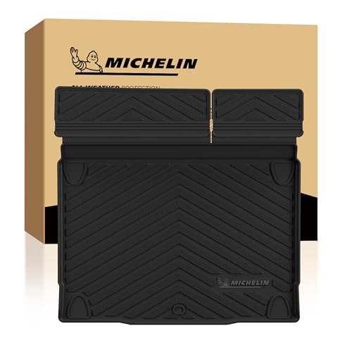 Image of Michelin Vehicle Mats for 2021-2026 Ford Bronco 4-Door | Not Fit Bronco 2 Door or Sport, All-Weather TPE Custom Fit Liner, Premier